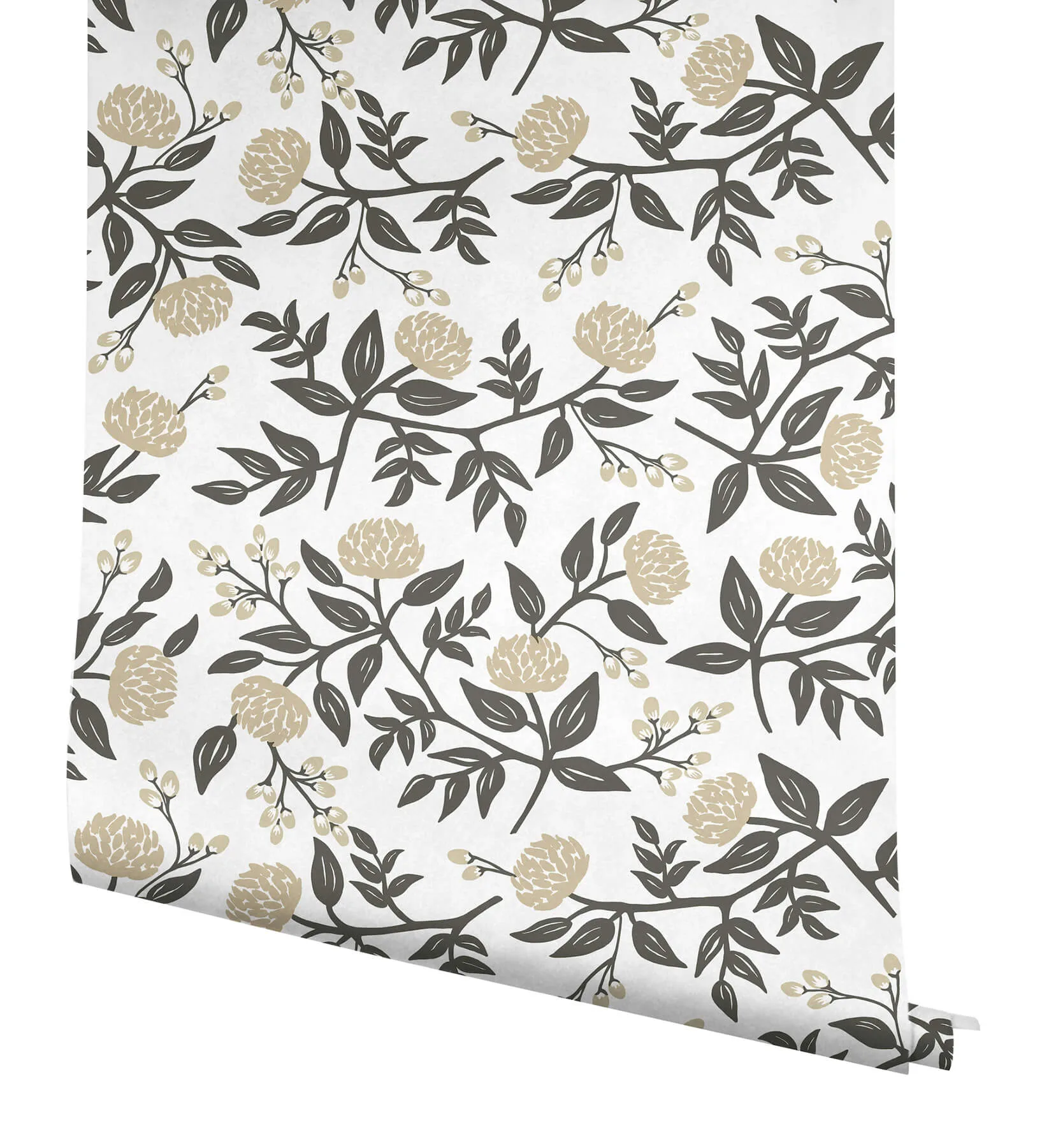 Rifle Paper Co. Peonies wallpaper, color Gold, SKU PSW1686RL