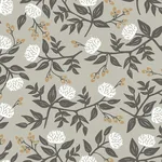 Rifle Paper Co. Peonies - Grey Wallpaper | Buy Online Rifle Paper Co. Peonies wallpaper, color Grey, SKU PSW1688RL