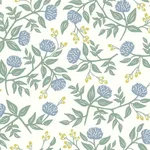 Rifle Paper Co. Peonies - Periwinkle & Sage Wallpaper | Buy Online Rifle Paper Co. Peonies wallpaper, color Periwinkle & Sage, SKU RI5148