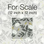 Rifle Paper Co. Peonies - Grey Wallpaper | Buy Online Rifle Paper Co. Peonies wallpaper, color Grey, SKU RI5152