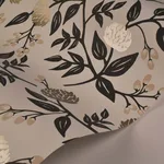 Rifle Paper Co. Peonies - White & Black Wallpaper | Buy Online Rifle Paper Co. Peonies wallpaper, color White & Black, SKU RI5150
