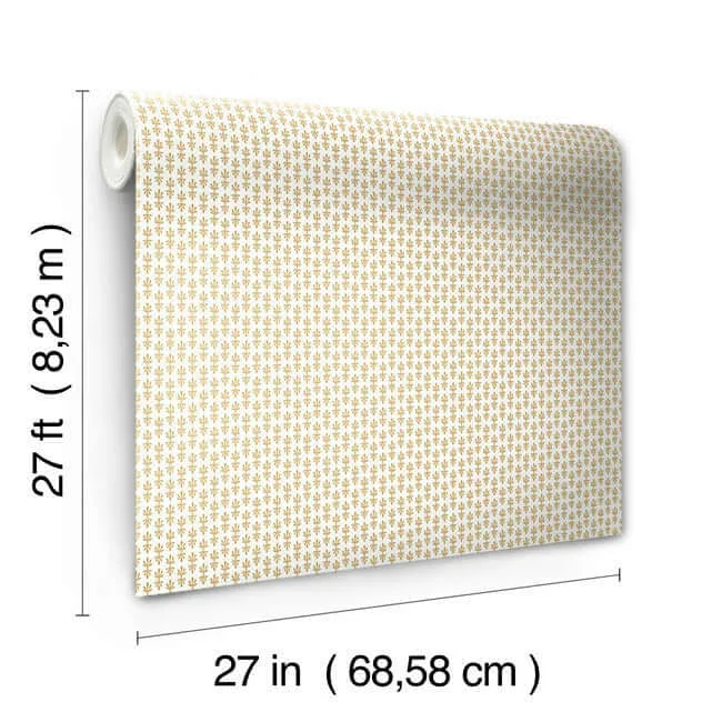 Rifle Paper Co. Petal wallpaper, color Beige, SKU RP7360
