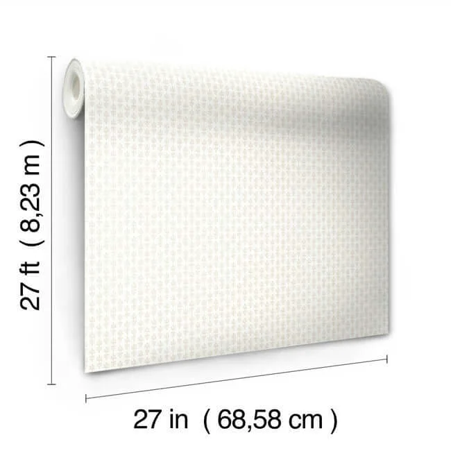 Rifle Paper Co. Petal wallpaper, color Off White, SKU RP7364