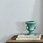 Rifle Paper Co. Petal - White & Blue Wallpaper | Buy Online Rifle Paper Co. Petal wallpaper, color White & Blue, SKU RP7365