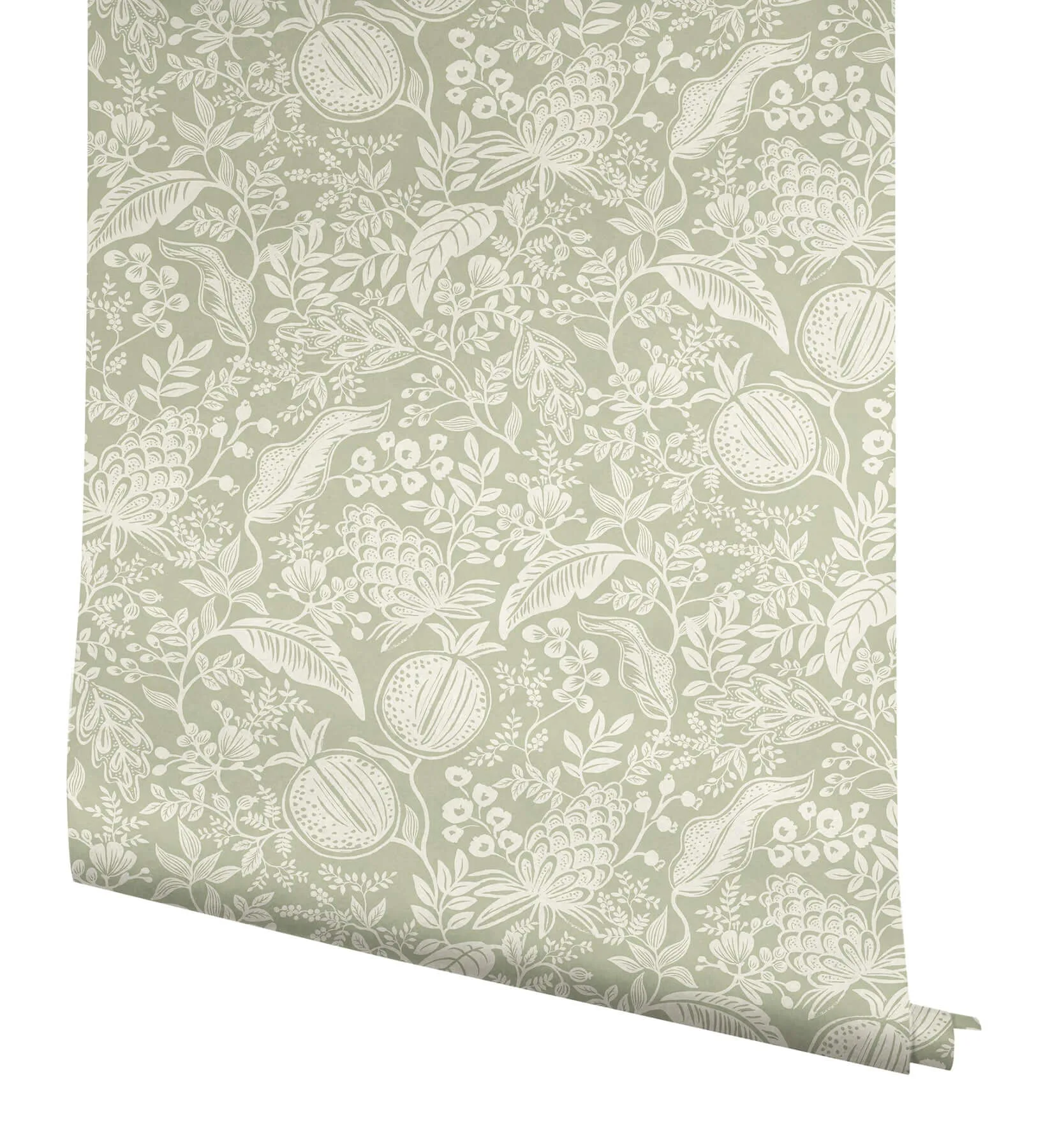 Rifle Paper Co. Pomegranate wallpaper, color Pistachio, SKU PSW1630RL