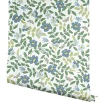 Rifle Paper Co. Primrose - Blue & White Wallpaper | Buy Online Rifle Paper Co. Primrose wallpaper, color Blue & White, SKU PSW1316RL