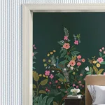 Rifle Paper Co. Rickrack - Blue Wallpaper | Buy Online Rifle Paper Co. Rickrack wallpaper, color Blue, SKU RF7555