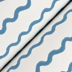 Rifle Paper Co. Rickrack - Blue Wallpaper | Buy Online Rifle Paper Co. Rickrack wallpaper, color Blue, SKU RF7555
