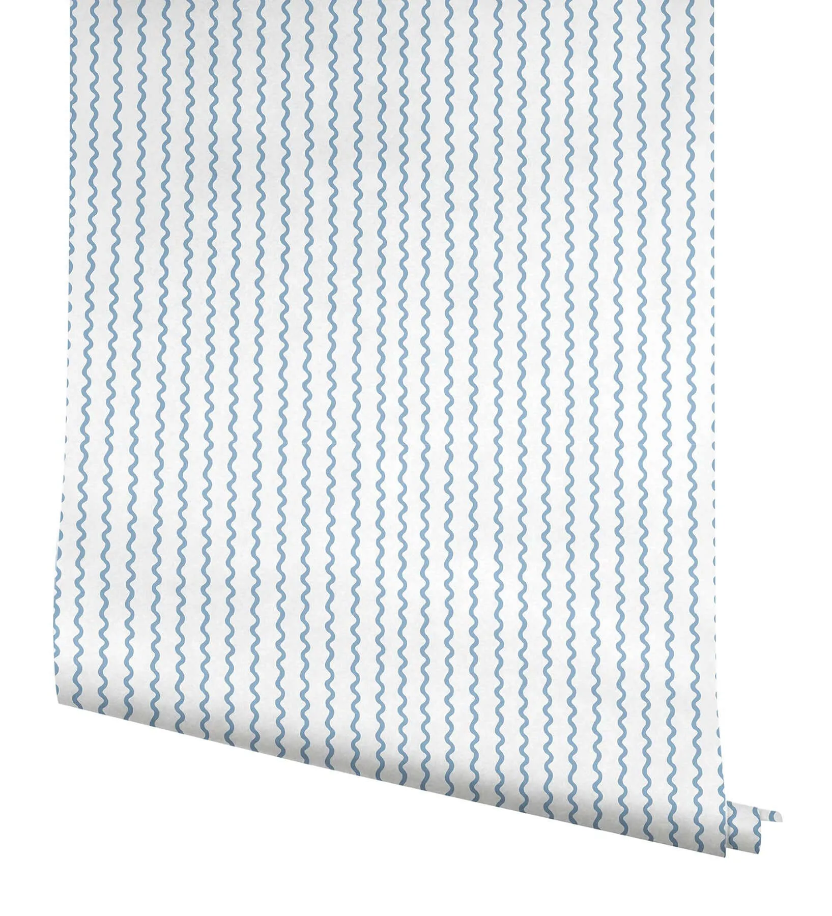 Rifle Paper Co. Rickrack - Blue Wallpaper | Buy Online Rifle Paper Co. Rickrack wallpaper, color Blue, SKU RF7555