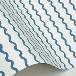 Rifle Paper Co. Rickrack - Blue Wallpaper | Buy Online Rifle Paper Co. Rickrack wallpaper, color Blue, SKU RF7555