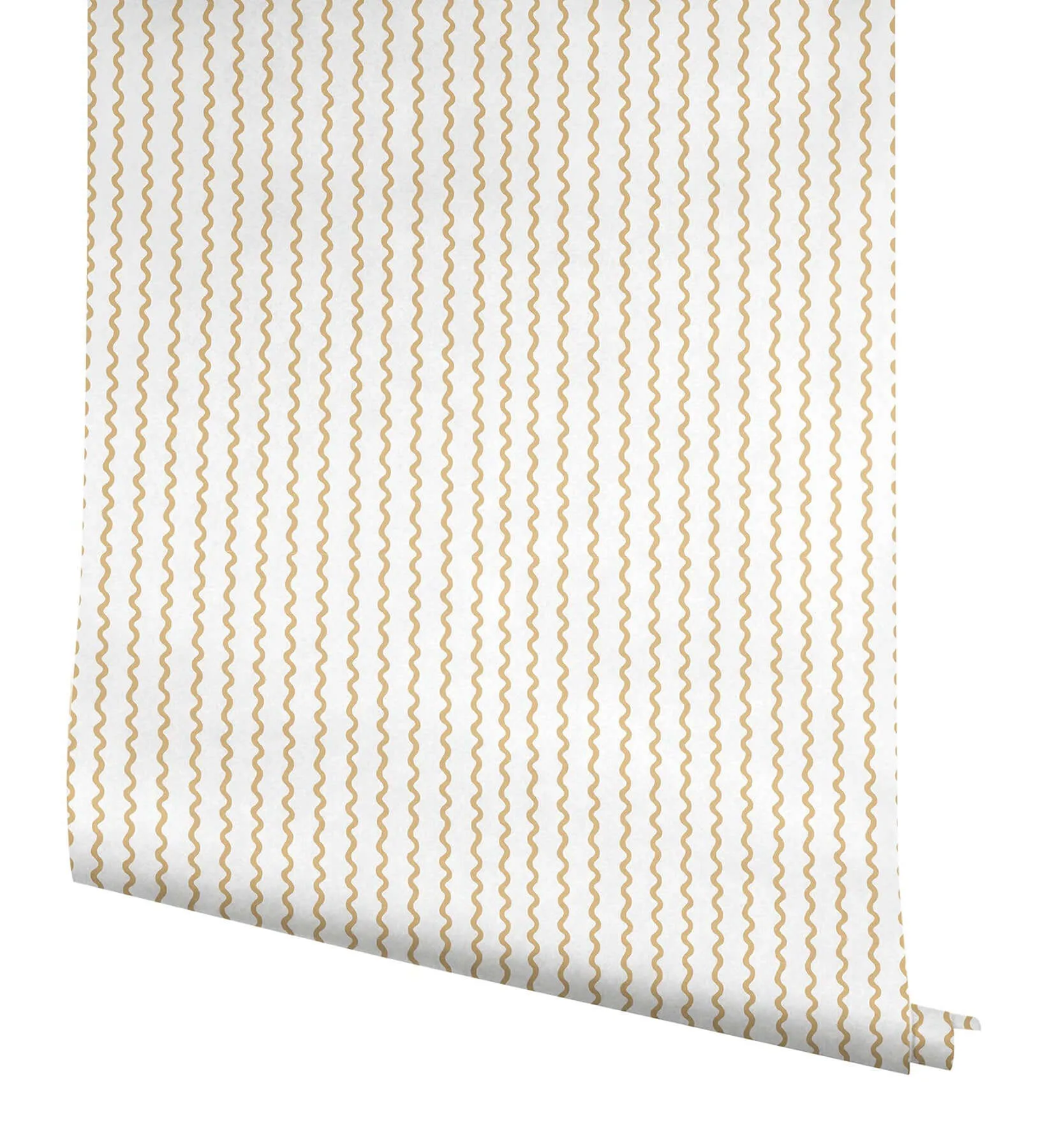 Rifle Paper Co. Rickrack - Gold Wallpaper | Buy Online Rifle Paper Co. Rickrack wallpaper, color Gold, SKU RF7551