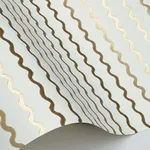 Rifle Paper Co. Rickrack - Gold Wallpaper | Buy Online Rifle Paper Co. Rickrack wallpaper, color Gold, SKU RF7551