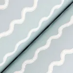Rifle Paper Co. Rickrack wallpaper, color Light Blue, SKU RF7552