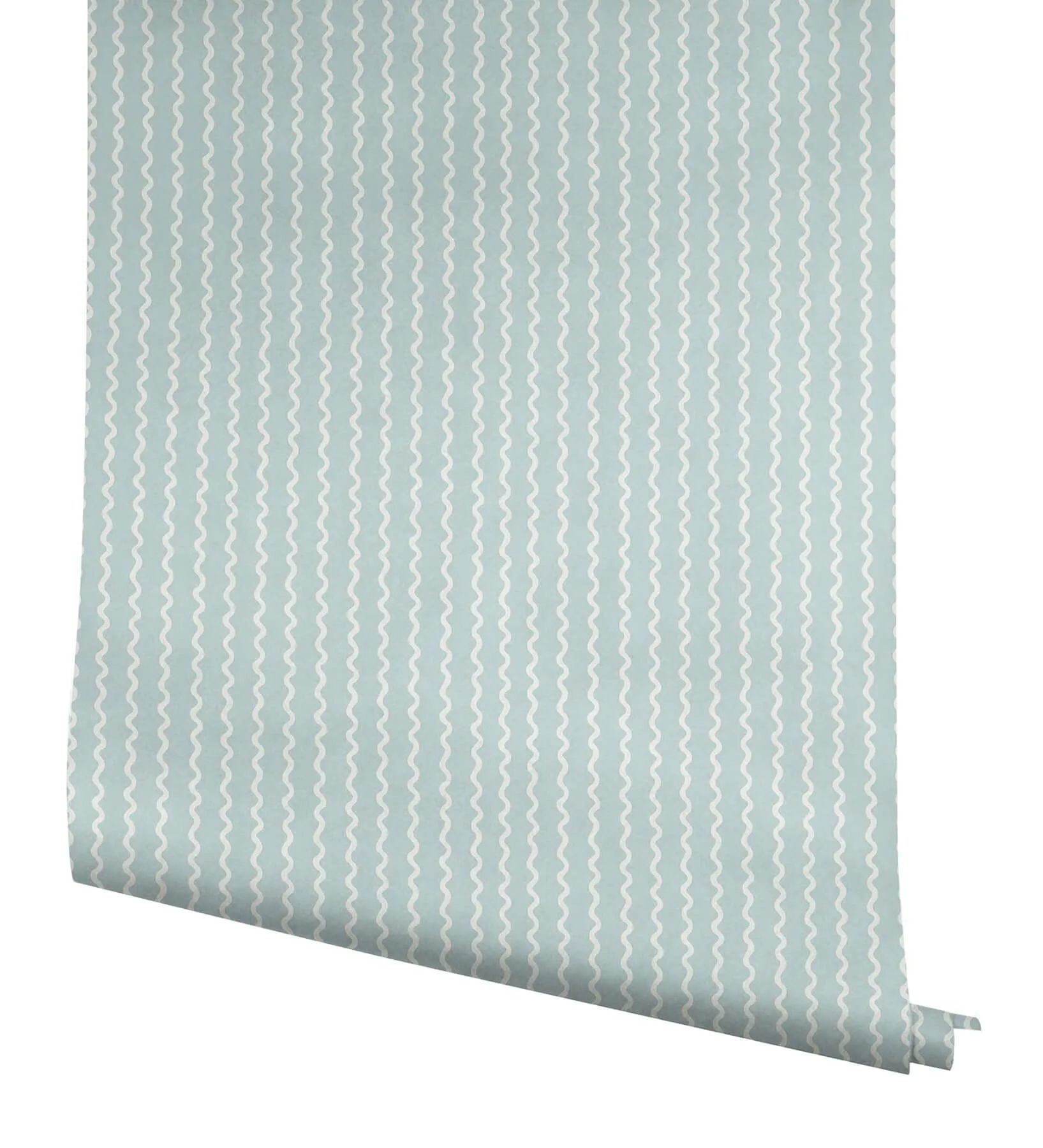 Rifle Paper Co. Rickrack wallpaper, color Light Blue, SKU RF7552