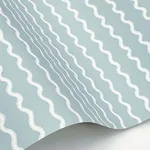 Rifle Paper Co. Rickrack wallpaper, color Light Blue, SKU RF7552