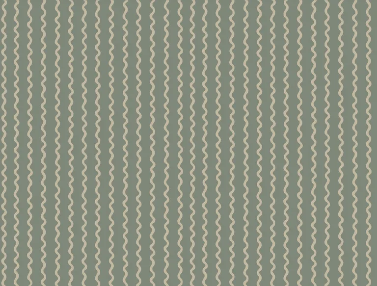Rifle Paper Co. Rickrack wallpaper, color Moss, SKU RF7553