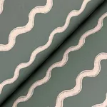 Rifle Paper Co. Rickrack wallpaper, color Moss, SKU RF7553