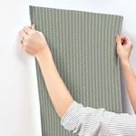 Rifle Paper Co. Rickrack wallpaper, color Moss, SKU RF7553