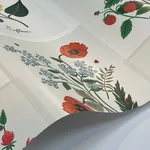 Rifle Paper Co. Botanical Prints - White & Pink Wallpaper | Buy Online Rifle Paper Co. Botanical Prints wallpaper, color White & Pink, SKU RP7334