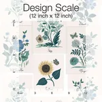 Rifle Paper Co. Botanical Prints - White & Blue Wallpaper | Buy Online Rifle Paper Co. Botanical Prints wallpaper, color White & Blue, SKU RP7335