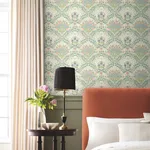 Rifle Paper Co. Bramble - Beige & Green Wallpaper | Buy Online Rifle Paper Co. Bramble wallpaper, color Beige & Green, SKU RP7321