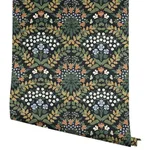 Rifle Paper Co. Bramble - Black & Green Wallpaper | Buy Online Rifle Paper Co. Bramble wallpaper, color Black & Green, SKU RP7318