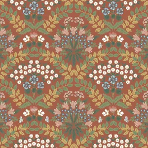 Rifle Paper Co. Bramble wallpaper, color Red & Green, SKU RP7320