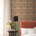 Rifle Paper Co. Bramble - Red & Green Wallpaper | Buy Online Rifle Paper Co. Bramble wallpaper, color Red & Green, SKU RP7320