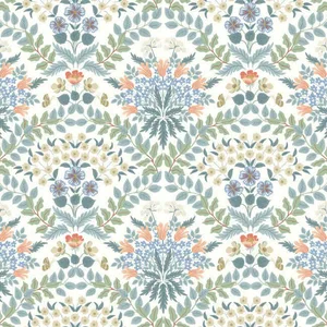 Rifle Paper Co. Bramble wallpaper, color White & Green, SKU RP7319