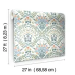 Rifle Paper Co. Bramble - White & Green Wallpaper | Buy Online Rifle Paper Co. Bramble wallpaper, color White & Green, SKU RP7319