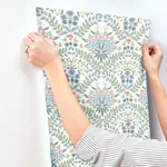 Rifle Paper Co. Bramble - White & Green Wallpaper | Buy Online Rifle Paper Co. Bramble wallpaper, color White & Green, SKU RP7319