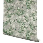 Rifle Paper Co. Cornflower - Grey & Green Wallpaper | Buy Online Rifle Paper Co. Cornflower wallpaper, color Grey & Green, SKU RP7383