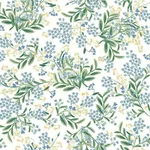 Rifle Paper Co. Cornflower - White & Green Wallpaper | Buy Online Rifle Paper Co. Cornflower wallpaper, color White & Green, SKU RP7382