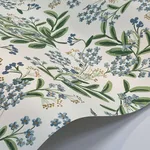 Rifle Paper Co. Cornflower - White & Green Wallpaper | Buy Online Rifle Paper Co. Cornflower wallpaper, color White & Green, SKU RP7382