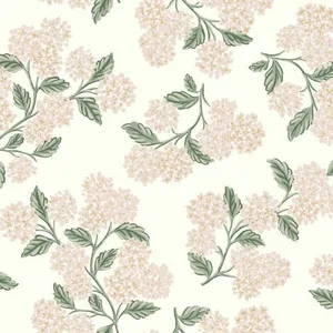 Rifle Paper Co. Hydrangea wallpaper, color Beige & Pink, SKU RP7393