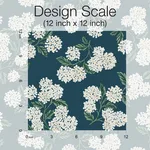 Rifle Paper Co. Hydrangea - Blue Wallpaper | Buy Online Rifle Paper Co. Hydrangea wallpaper, color Blue, SKU RP7395