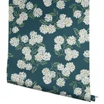Rifle Paper Co. Hydrangea - Blue Wallpaper | Buy Online Rifle Paper Co. Hydrangea wallpaper, color Blue, SKU RP7395