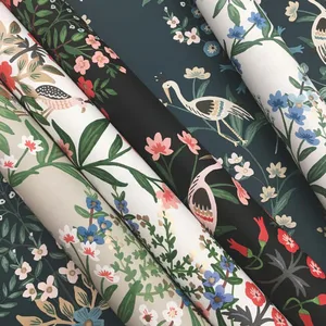 Rifle Paper Co. Luxembourg wallpaper, color Beige & Red, SKU RP7327