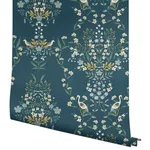 Rifle Paper Co. Luxembourg wallpaper, color Blue & Green, SKU RP7331