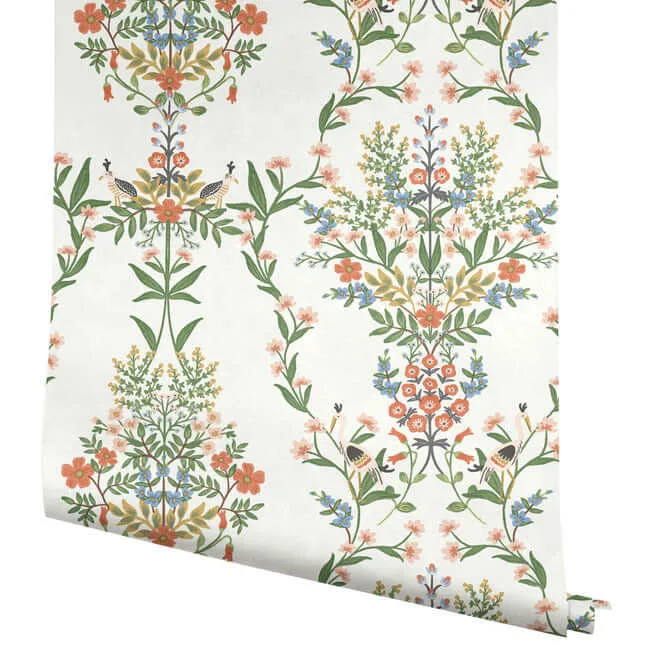 Rifle Paper Co. Luxembourg - White & Green Wallpaper | Buy Online Rifle Paper Co. Luxembourg wallpaper, color White & Green, SKU RP7328