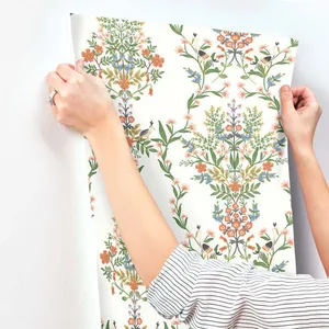 Rifle Paper Co. Luxembourg wallpaper, color White & Green, SKU RP7328