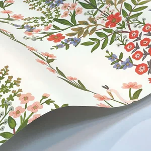 Rifle Paper Co. Luxembourg wallpaper, color White & Green, SKU RP7328