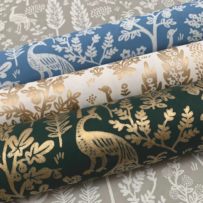 Rifle Paper Co. Menagerie Toile - Beige Wallpaper | Buy Online Rifle Paper Co. Menagerie Toile wallpaper, color Beige, SKU RP7371