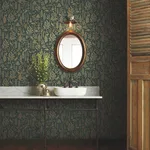 Rifle Paper Co. Menagerie Toile - Brown Wallpaper | Buy Online Rifle Paper Co. Menagerie Toile wallpaper, color Brown, SKU RP7373