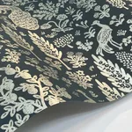 Rifle Paper Co. Menagerie Toile - Dark Blue Wallpaper | Buy Online Rifle Paper Co. Menagerie Toile wallpaper, color Dark Blue, SKU RP7372