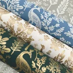 Rifle Paper Co. Menagerie Toile - Light Blue Wallpaper | Buy Online Rifle Paper Co. Menagerie Toile wallpaper, color Light Blue, SKU RP7370