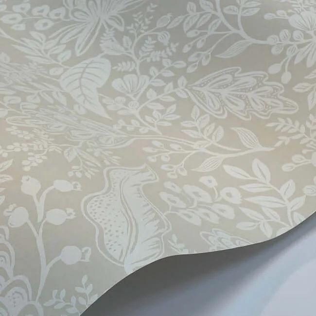 Rifle Paper Co. Pomegranate wallpaper, color Beige, SKU RP7388