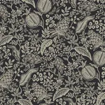 Rifle Paper Co. Pomegranate - Black Wallpaper | Buy Online Rifle Paper Co. Pomegranate wallpaper, color Black, SKU RP7389