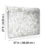 Rifle Paper Co. Pomegranate - White & Black Wallpaper | Buy Online Rifle Paper Co. Pomegranate wallpaper, color White & Black, SKU RP7387