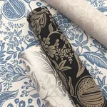 Rifle Paper Co. Pomegranate - White & Black Wallpaper | Buy Online Rifle Paper Co. Pomegranate wallpaper, color White & Black, SKU RP7387